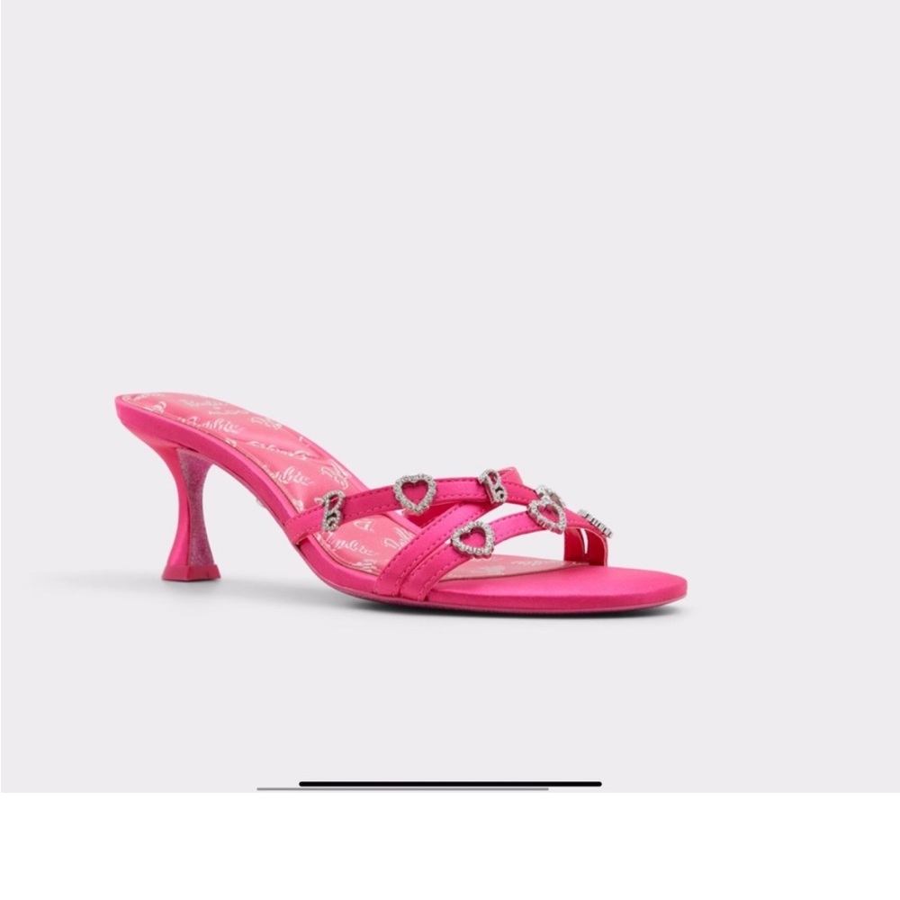 Aldo x Barbiemule Mule - Kitten heel NIB Fuscia